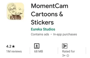 15+ Aplikasi Edit Foto Jadi Kartun Android dan Gratis 2 MomentCam