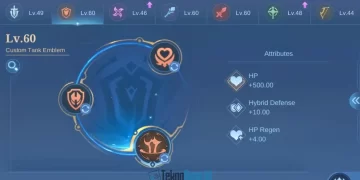 Susunan Emblem Tank Terkuat Mobile Legends
