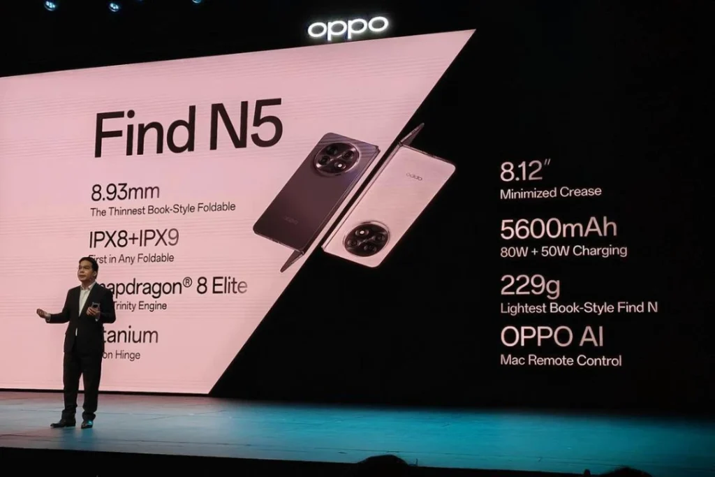 OPPO Find N5 Resmi Meluncur di Indonesia