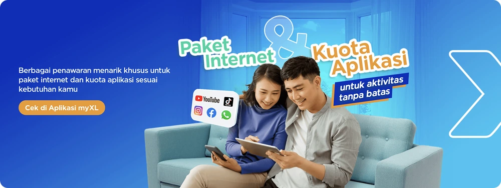 Internetan Dalam Genggaman Dengan Paket Internet dan Kuota Aplikasi XL 3 Kuota Aplikasi XL