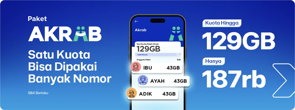 Internetan Dalam Genggaman Dengan Paket Internet dan Kuota Aplikasi XL 2 Paket Akrab XL
