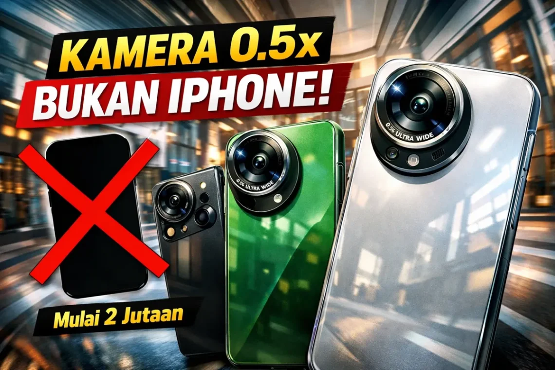 HP yang Ada Kamera 0.5 Selain iPhone dan Harganya